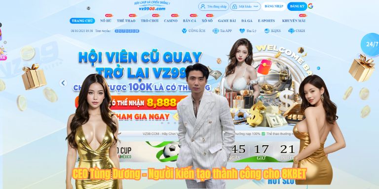 CEO TÙNG DƯƠNG CEO Tùng Dương – Người kiến tạo thành công cho 8KBET