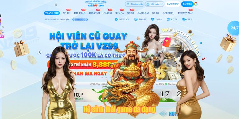Hệ sinh thái game đa dạng